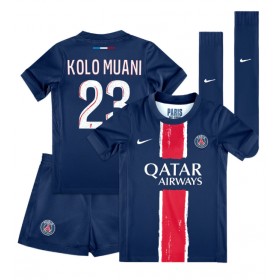 Paris Saint-Germain Randal Kolo Muani #23 Heimtrikot 2024-25 Kurzarm (+ kurze hosen)